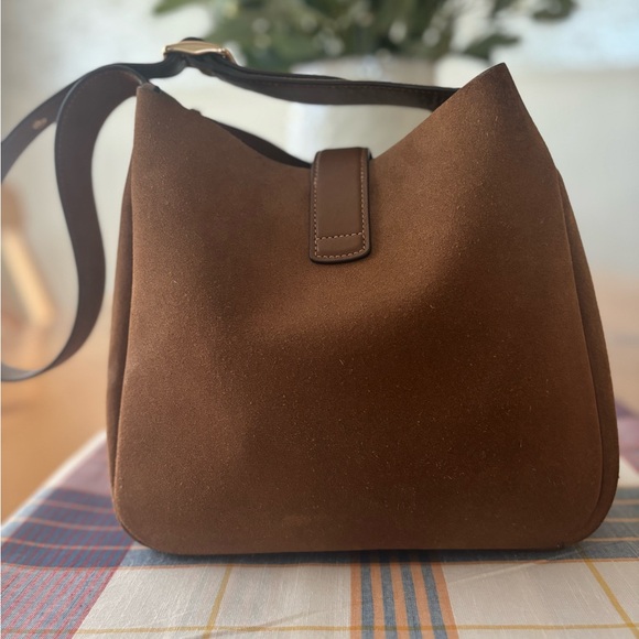 Coach Tan Suede Shoulder Bag - Picture 2 of 13